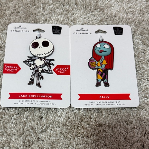 Hallmark Jack and Sally Ornaments - Picture 1 of 1